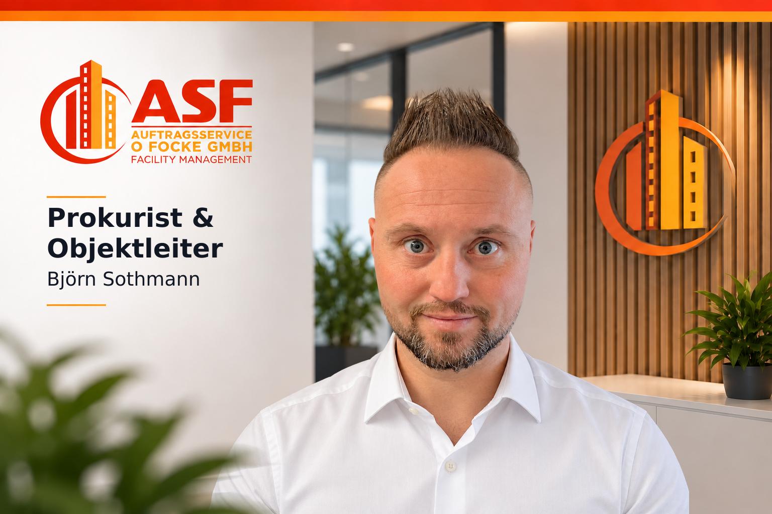 Björn Sothmann – Prokurist und Objektleiter bei ASF